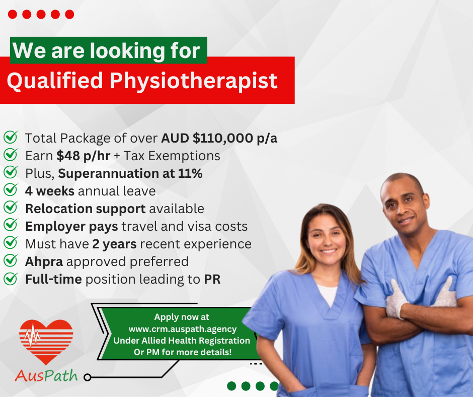 physiotherapists jobs Australia